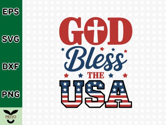 God Bless the USA SVG