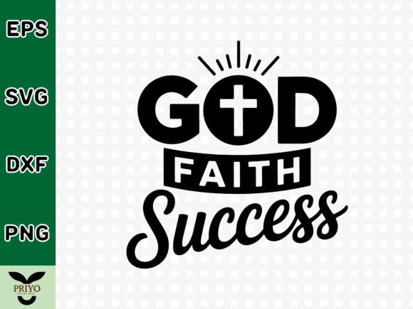 God Faith Success SVG