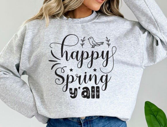 Happy Spring Y All SVG