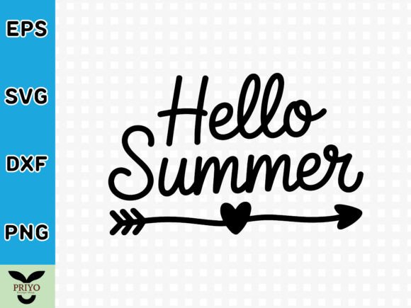 Hello Summer SVG