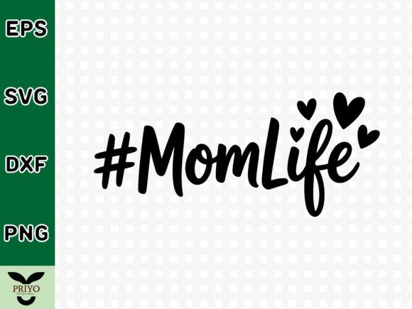 Mom Life Hashtag SVG, Hashtag Mom Life